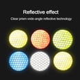 thumbnail image 3 of 10Pcs Round Shape Reflective Decals Anti-fade Anti Scratch Plastic Reflective Sticker for Bike, 3 of 7