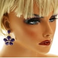 thumbnail image 4 of Mi Amore Dangle-Earrings Gold-Tone/Purple, 4 of 4