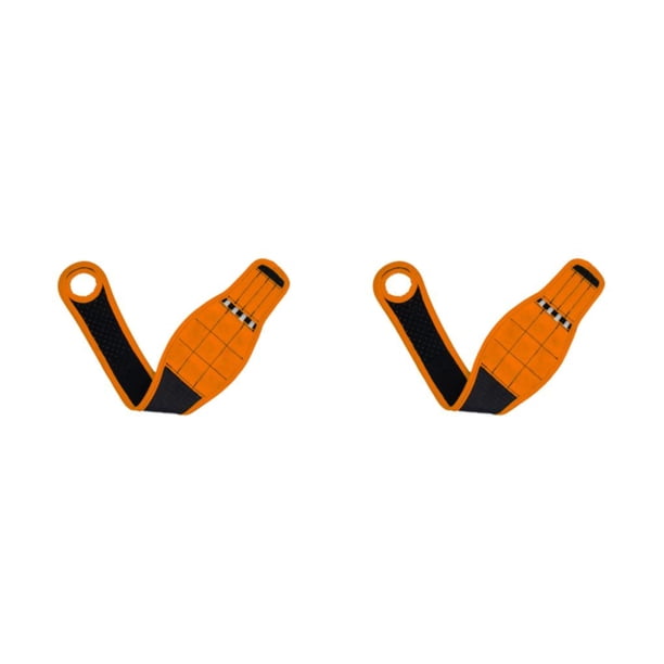 Organizador de clavos de tuerca Kenally magnética con kit de imanes fuertes Naranja 2Conjunto