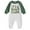 Gray, variant on Elippeo Baby Snap-up Christmas Jumpsuit Letter Print Round Neck Long Sleeve Raglan Romper 3 6 12 18 Months