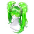 thumbnail image 1 of Cerceau de Cheveux Halloween LED Clignotant Faux Bandeau Queue de Cheval Costume Cosplay, 1 of 5