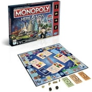 Monopoly Here And Now, Board Game, 2-4 Players, Fast-Paced, Includes 1 Gameboard, 4 Tokens