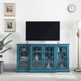thumbnail image 3 of 63-Inch Teal Blue TV Cabinet with Ample Storage for Organizing Home Scenarios, 3 of 6