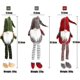thumbnail image 3 of figuras de peluche navideñas, adornos navideños de gnomo hechos a mano, gnomo sueco Tomte, figura de Papá Noel escandinava de patas largas (51,5 x 11,5 cm), 3 of 5