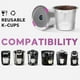 thumbnail image 5 of Reusable K-Cups for Keurig, Stainless Steel Reusable Coffee Pods, Single K-Cups for Keurig 2.0 and 1, 5 of 5