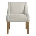 thumbnail image 3 of Monarch Dining Chair in Cream Fabric with Medium Espresso Wood Legs, 3 of 7