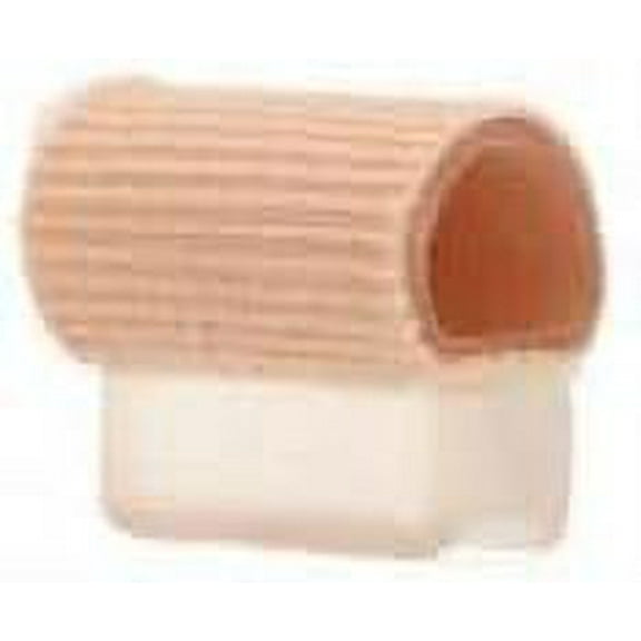 Toe Cushion Tube, 10pcs Toe Cushion Tube Relieve Pressure Fiber Gel Toe Tubes Sleeves Toe Protectors for Overlapping Toes