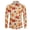 Autumn Maple Leaf Pattern, variant on Psesaysky Tiger Leopard Print Mens Shirt Button Down Shirt Quick Dry Performance Long Sleeve Shirts for Business Casual Wedding M-3XL