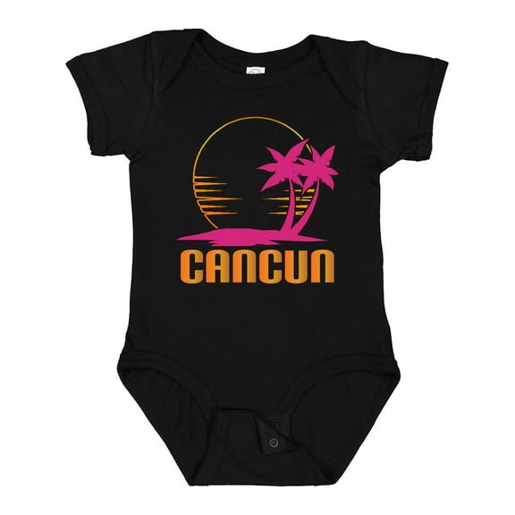 Inktastic Cancun Mexico Sunset Girls Baby Bodysuit