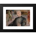 thumbnail image 2 of Jacek Malczewski 18x14 Black Modern Framed Museum Art Print Titled - Portrait of the Reverend Jan Jasiak (1925), 2 of 5