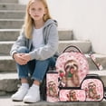thumbnail image 2 of Jeiento Strawberry Backpack Set of 5 Cute 17 Inch Soft Backpack with Lunch Bag Pencil Pouch for 9-12 Years Old Elementary to Middle School Kawaii Bookbag Set, 2 of 7