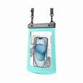 thumbnail image 1 of wonima02 Waterproof Phone Pouch for iPhone 16 15 14 11 Pro Max & Galaxy S24 S21 - Floating Large Capacity Dry Bag Stores Sunscreen, Sunglasses - Oversized Waterproof Bag for Beach, Swimming, Kayaking, 1 of 1