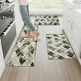 thumbnail image 3 of YIMEIS Festive diamond pattern Kitchen Mat Rug Set  - 2 Pcs Perfect for Kitchen Counter, 16''*24''/47''*18'', Functional for Decoration, 3 of 10