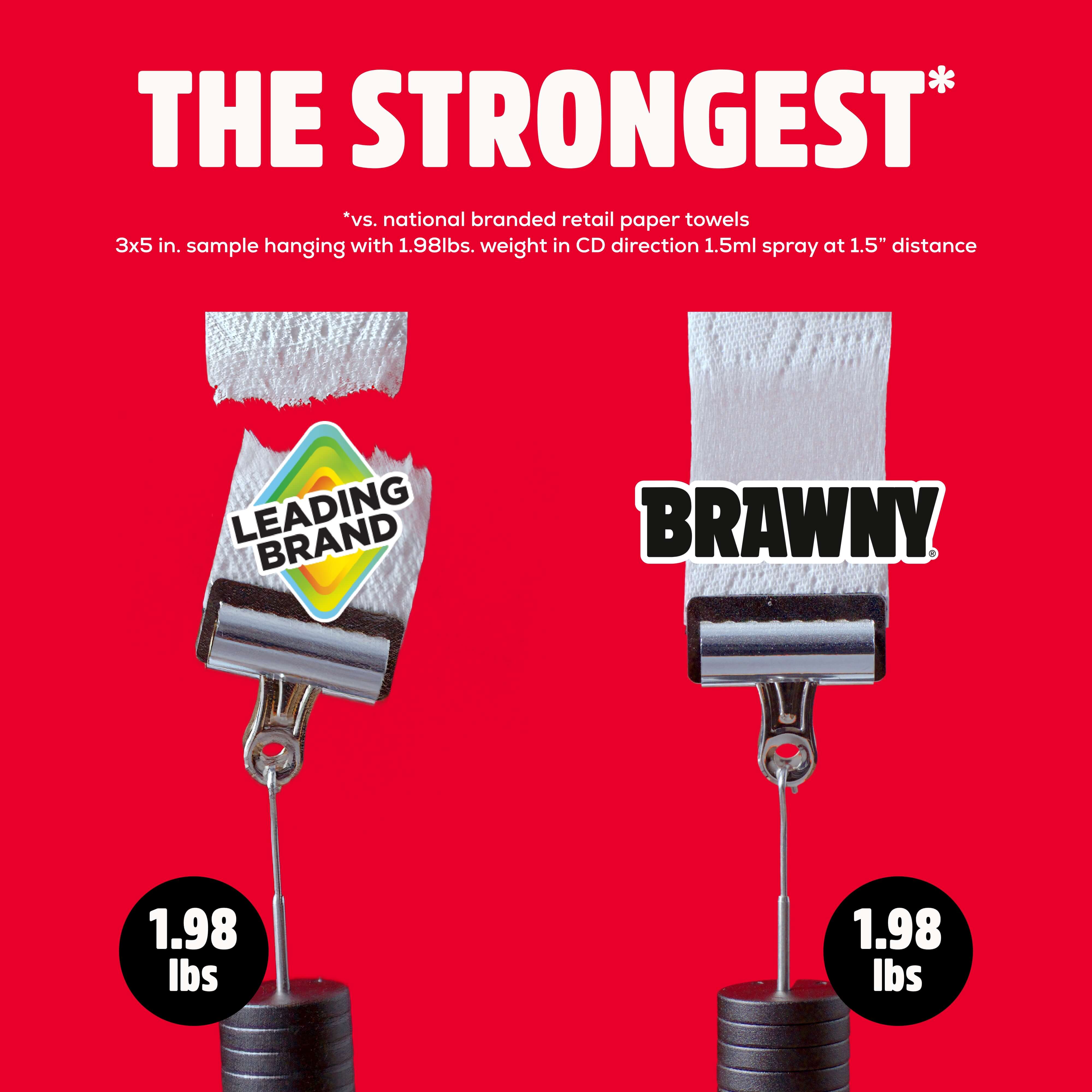Brawny Tear-A-Square Paper Towels, 6 Double Rolls photo 6