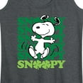 thumbnail image 3 of Peanuts - Snoopy Clover Dance - Women's Racerback Tank Top, 3 of 6