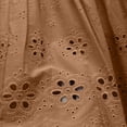 thumbnail image 6 of PBFRDSJ Boho Maxi Skirt for Women Eyelet Embroidery Elastic High Waist A-Line Summer Casual Beach Long Skirt Ruffle Tiered Skater, 6 of 10