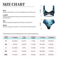 thumbnail image 6 of Honeii Hawaiian Beach Pirate Moon Print Women’s Bikini Set,Two Piece Swimsuit Bathing Suits,Stylish High Elasticity Swimwear for Beach and Pool, 6 of 7