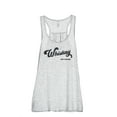 thumbnail image 1 of Whiskey Me Away Women's Fashion Sleeveless Flowy Racerback Workout Yoga Tank Top Sport Grey Small, 1 of 3