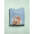 thumbnail image 3 of Look! I'm A Unicorn. Pug Sweatshirt Men -Smartprints Designs, Male 5X-Large, 3 of 4