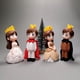 thumbnail image 3 of mini figuras de acción de pareja, figuras de personas, artesanía de plástico, modelo de amante dulce, adorno de pastel de boda de princesa, decoración interior de automóvil, 3 of 5