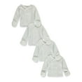 thumbnail image 2 of Carter's Baby Unisex 4-Pack L/S Lap Shirts - white, newborn (Newborn), 2 of 2