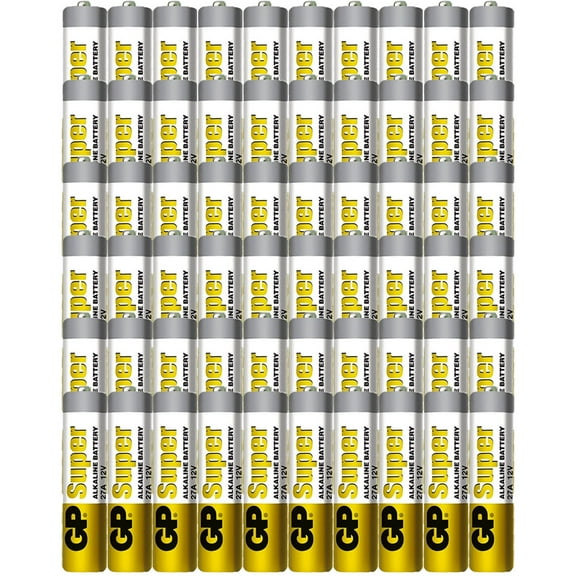GP 27A 60 pack - A27 12V 27A Remote Control Alkaline Battery, Bulk