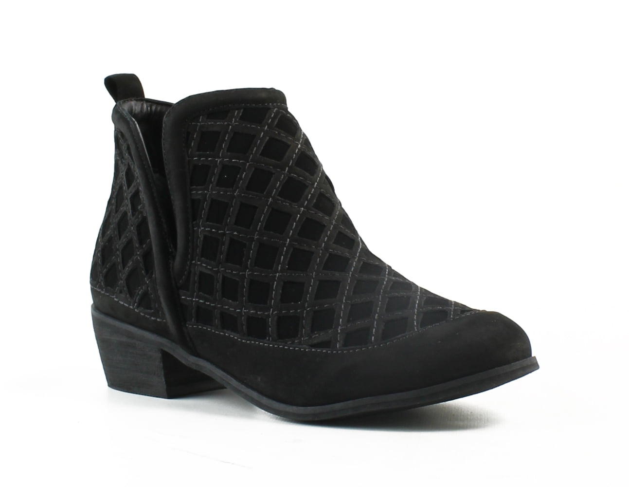 Sbicca New Sbicca Womens Stassie Black Ankle Boots Size 7 Walmart