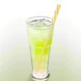 100 Piece Reusable Hard Plastic Straws. BPAFree, 9 Inch Long Various Colors Stripe Drinking