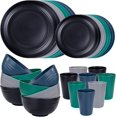thumbnail image 1 of Supernal 32pcs Wheat Straw Dinnerware Sets,Plastic Plates and Bowls Sets for 8,Unbreakable Plates and Bowls Sets Dishwasher Safe Microwave Safe Fun Colors Perfect for Cooking Family Camping Picnics, 1 of 8