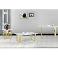 thumbnail image 3 of Home Square Contemporary Style Stone End Table in Gold - Set of 2, 3 of 3