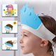 thumbnail image 4 of Gorro de ducha de bebé, corona de baño de silicona ajustable, sombrero para champú impermeable para champú, gorro de baño protector para ducha, 4 of 7