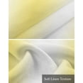 thumbnail image 6 of Yellow Ombre Kitchen Valances for Windows Farmhouse Linen Window Valance Curtain for Living Room Window Treatment Farmhouse Modern Art Valance Rod Pocket Topper Drape, 54 x 18 Inch, 6 of 6