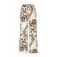 thumbnail image 5 of ICHUANYI Clearance Women's Elastic Waist Printed Cotton And Linen Pants Loose Double Pocket Casual Pants(Beige, L) ICHUANYI WER2023081113136, 5 of 6