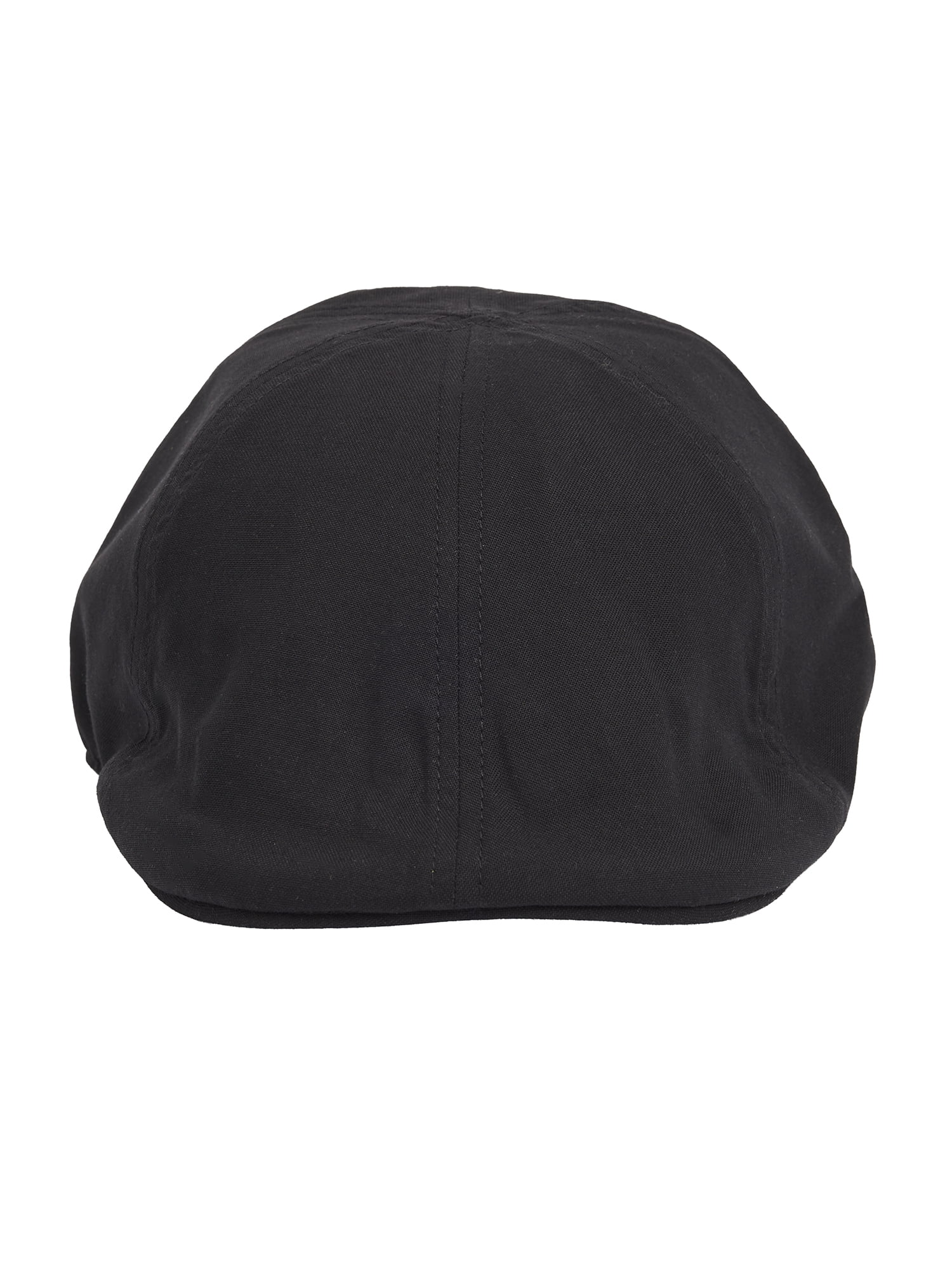 Solid Black Chambray Ivy Hat with Elastic Easy to Fit Back