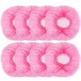 thumbnail image 1 of Shintop Gorros de ducha desechables para mujer, 100 paquetes de gorros para el cabello envueltos individualmente con gorro de baño elástico grande para el hogar, hotel, peluquería y spa (rosa), 1 of 2