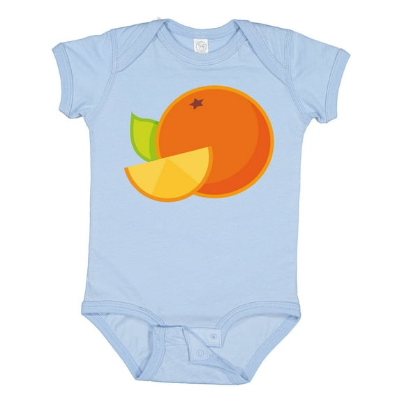 Inktastic Orange Fruit Boys or Girls Baby Bodysuit