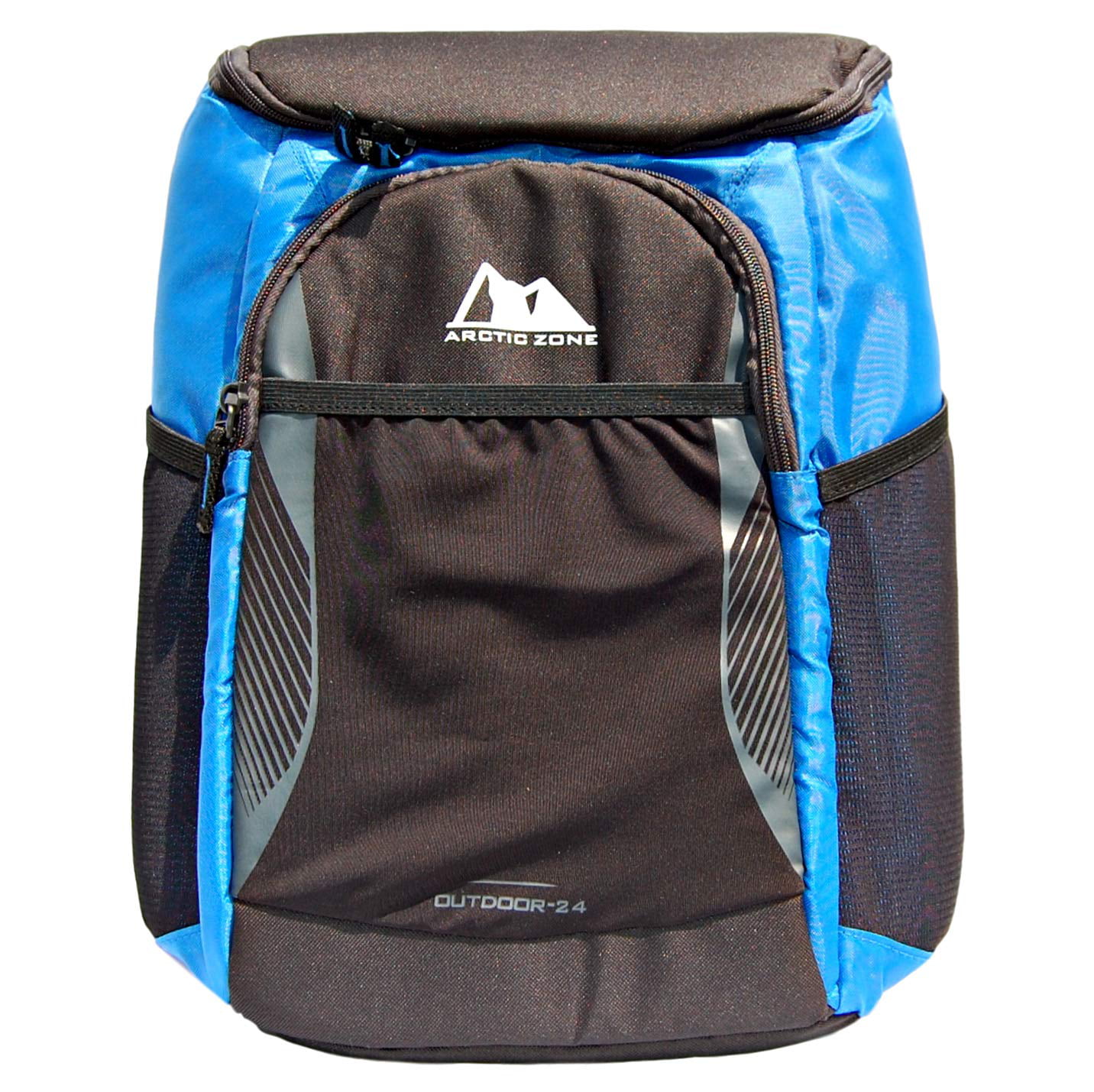 Arctic Zone Backpack Outdoor Cooler 24 Can Capacity, Black and Blue Color - Walmart.com ...