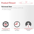thumbnail image 4 of AJP Distributors Universal JDM Triple 3-Hole 52MM 2" Inch Gauge Pods Mount Holder Left Driver Side Dashboard A-Pillar Panel Indicator Display Ratio Meter Turbo Boost Monitor ABS Carbon Fiber CF, 4 of 4