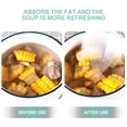 thumbnail image 4 of OULII 48Pack Gravy Fat Absorbing Paper Nonwoven Cotton Oil Absorption Kitchen Use, 4 of 8