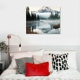 thumbnail image 3 of Chilfamy Canvas Wall Art Picture 20x16in for Living Room Bedroom Wall Art Foggy Forest 20x16in, 3 of 3