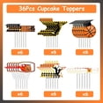 thumbnail image 6 of Senior Night Basketball Decorations, 36Pcs Basketball Graduation Cupcake Toppers, Basketball Player Sports Team 2024 Graduation Party Supplies for High School College, 6 of 7