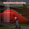 thumbnail image 2 of LINLIN Solar Security Alarm Lights,Waterproof 129db Siren Sound Solar Motion Sensor Strobe Light Outdoor Warning Lamp Remote Controller 4 Mode for Home Barn Orchard Farm Villa Yard Warehouse, 2 of 11