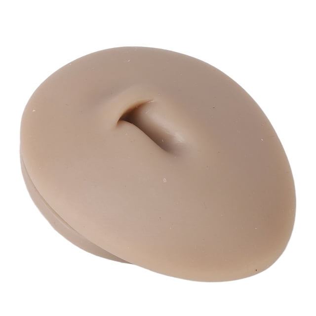 REUSABLE Silicone Belly Button Model for Piercing Practice Soft Elastic Human Navel Display