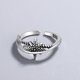 thumbnail image 2 of Anillo retro punk con forma de estrella y flor de serpiente antigua, personalidad de alto sentido, anillo de plata tailandesa para mujeres, 2 of 6