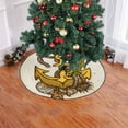 thumbnail image 2 of FMSHPON Anchor Vintage Nautical Xmas Christmas Tree Skirt Stand Mat for Holiday Party Decoration Indoor Outdoor 36 inches, 2 of 3