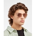 thumbnail image 3 of Hawkers - Polarized Moma Midtown Rose Gold Pink One Size UV400 Unisex Sunglasses, 3 of 6