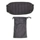 thumbnail image 1 of Hamaca para pies de avión, cómodo, ligero, portátil, transpirable, reposapiés con bolsa de almacenamiento, reposapiés para piernas, reposapiés de Negro, 1 of 8