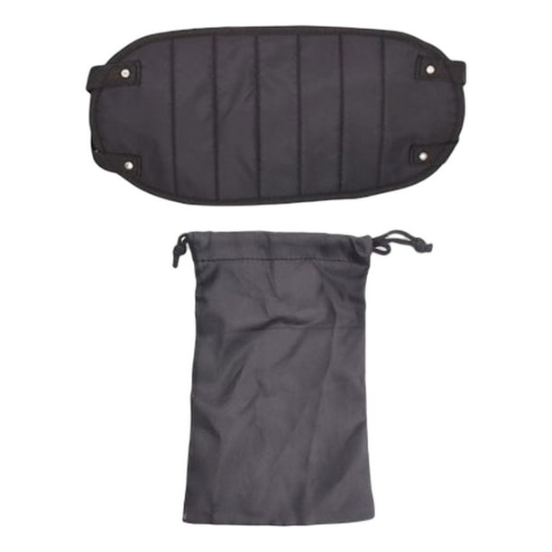 Hamaca para pies de avión, cómodo, ligero, portátil, transpirable, reposapiés con bolsa de almacenamiento, reposapiés para piernas, reposapiés de Negro