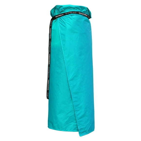 luckstone Jupe de Pluie Légère Imperméable et Respirante pour Randonnée - Tablier Extérieur Pliable et Coupe-Vent pour Alpinisme et Camping, Nylon Enduit de Silicone 20D (Bleu Mer)