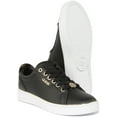 thumbnail image 5 of Guess Betea Women's Low Top Lace Up Leather Trainers In Black Size 6.5, 5 of 6